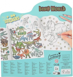 Carte de colorat - Dino World