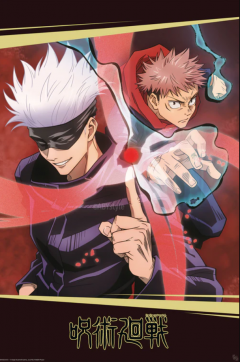 Poster - Jujutsu Kaisen - Itadori & Gojo