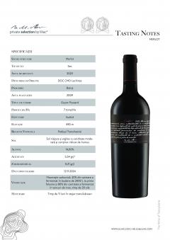Vin rosu - Liliac Private Selection - Merlot, sec, 2023