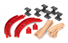 Set sine pentru trenulete (In panta, rasucite, curbe si piloni) - Brio