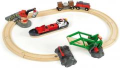 Set de joaca - BRIO World - Cargo Harbour Set
