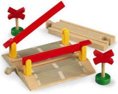 Set de joaca - Trecere de cale ferata cu bariera pentru trenulete