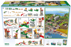 Set de constructie - Trenuri de marfa, sine si tuneluri