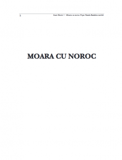 Moara cu noroc. Popa Tanda. Budulea taichii