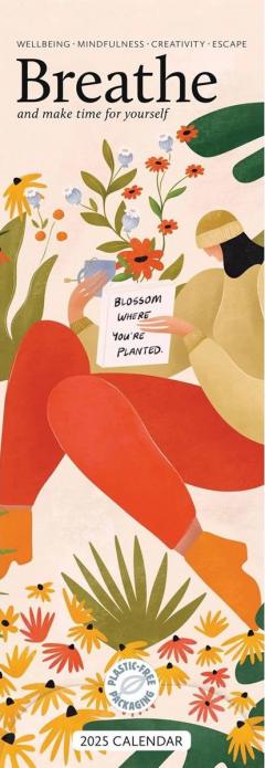 Coperta cărții Calendar de perete 2025 - Slim - Breathe