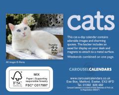 Calendar de birou 2025 - Mini - Cats