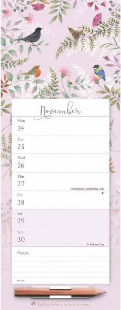 Calendar 2025 - Magnetic - Vintage Garden