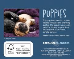 Calendar de birou 2025 - Mini - Puppies