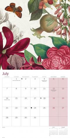 Calendar de perete 2025 - Mini - Royal Botanic Gardens Kew - Floral