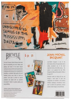 Set 2 pachete carti de joc - Bicycle Artist Series: Jean-Michel Basquiat