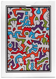 Set 2 pachete carti de joc - Bicycle Artist Series: Keith Haring