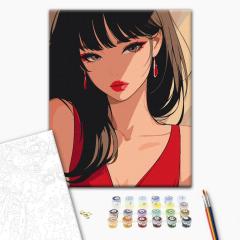 Set pictura pe numere - Frumusete misterioasa