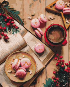 Set pictura pe numere - Desert de Craciun