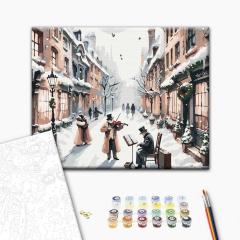 Set pictura pe numere - Cantec de Craciun