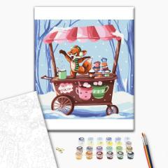 Set pictura pe numere - Ciocolata calda