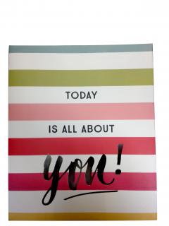 Punga mare pentru cadou - Today is all about you femme