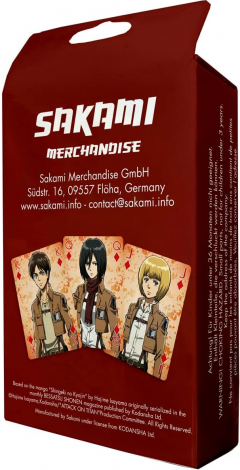 Carti de joc - Attack On Titan - French Hand