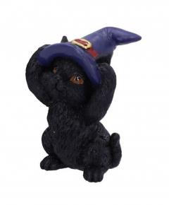 Figurina - Three Wise Familiars - Hear No Evil Black Cat