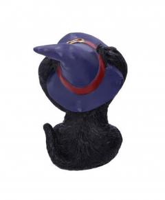 Figurina - Three Wise Familiars - Hear No Evil Black Cat