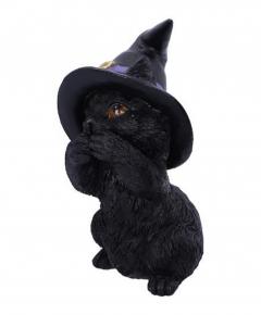Figurina - Three Wise Familiars - Speak No Evil Black Cat