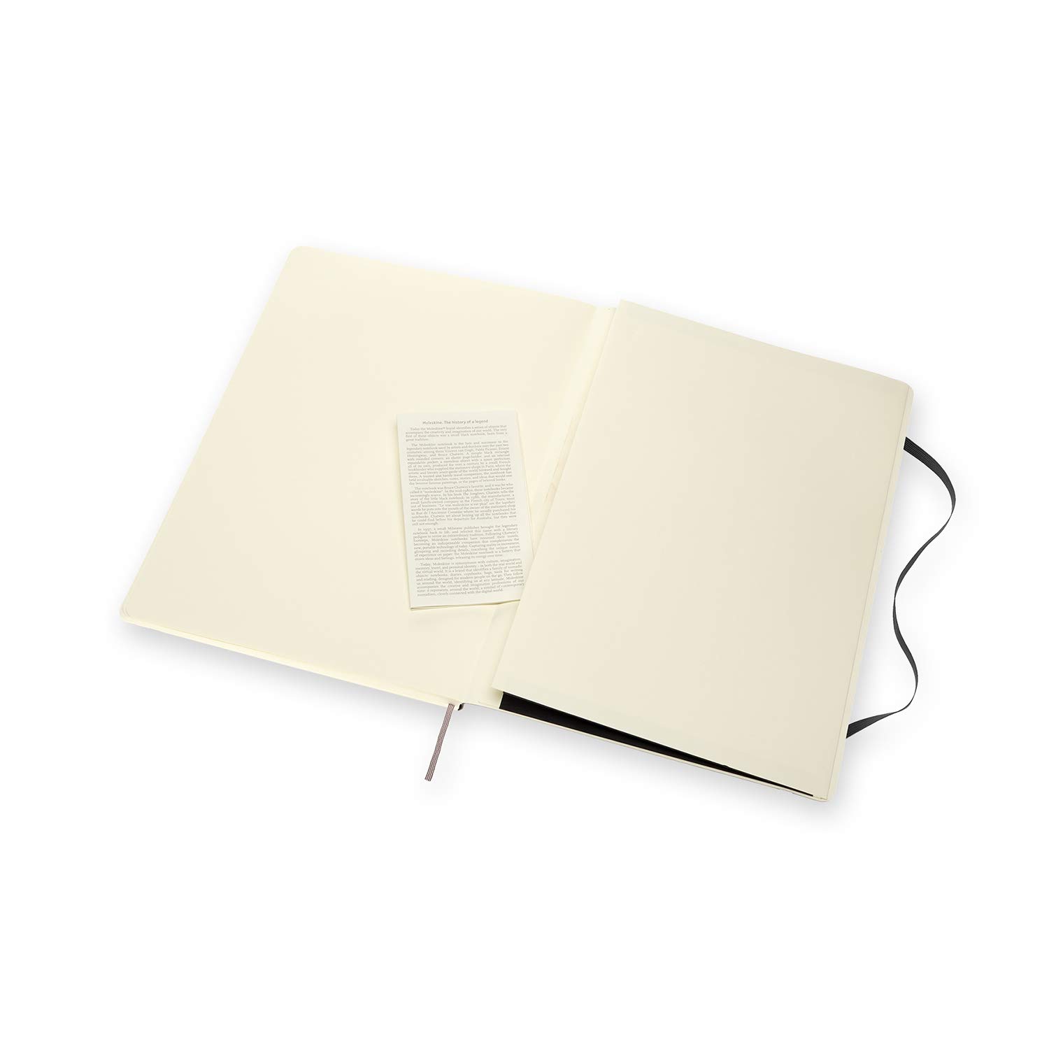 Moleskine Classic Plain Paper Notebook Soft Cover Black