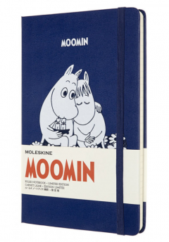 Carnet - Moleskine Moomin Limited Edition Ruled Notebook - Large, Hard Cover - Blue