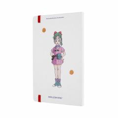 Carnet - Moleskine Dragonball Limited Edition Ruled Notebook - Large, Hard Cover, White - Goku 