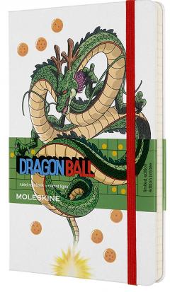 Carnet - Moleskine Dragonball Limited Edition Ruled Notebook - Large, Hard Cover, White - Dragon