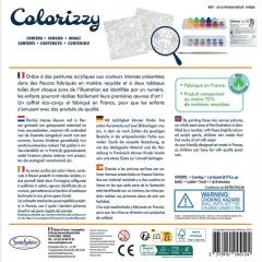 Set creativ pictura pe numere - Colorizzy - Panda Rosu + Shiba