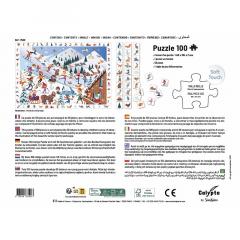 Puzzle 100 de piese - Sporturi de iarna