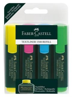 Textmarker Faber-Castell - set 4 culori