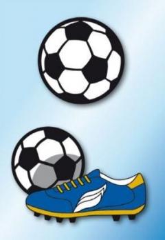 Stickere pentru textile - mingi fotbal