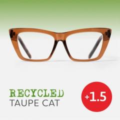 Ochelari pentru citit - Easy Readers - Recycled Taupe Cat (+1.5)
