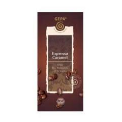 Ciocolata Gepa Bio Espresso Caramel, 100 g.