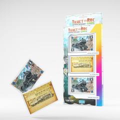 Set 168 folii protectie cartonase - Ticket to Ride Europe