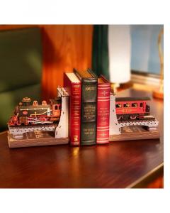 Puzzle 3D - Diorama pentru Biblioteca Trenul Cartilor, 313 piese