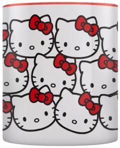 Cana 315 ml - Hello Kitty - Many Kittys - Red Inner