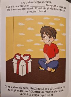 Aventurile unui robotel cu un baietel