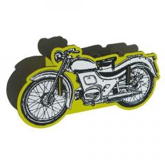 Cutie de creioane. Model Motorcycle Yellow 