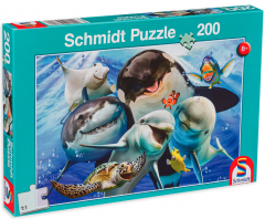 Puzzle 200 piese - Underwater Friends
