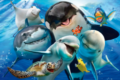 Puzzle 200 piese - Underwater Friends