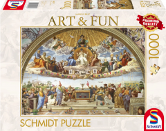 Puzzle 1000 piese - Markus Binz - Disputation of the Holy Sacrament 2024
