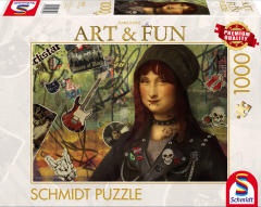 Puzzle 1000 piese - Markus Binz - Mona Lisa 2024