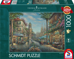 Puzzle 1000 piese - Thomas Kinkade - Cafeneaua spaniola 