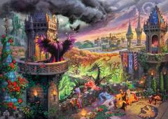 Puzzle 1000 piese - Thomas Kinkade - Disney - Maleficent