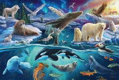 Puzzle 150 piese - Animale polare