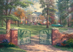 Puzzle 1000 piese - Thomas Kinkade - 50 de ani de Graceland