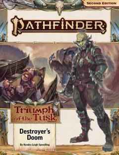 Coperta cărții Pathfinder Adventure Path: Destroyer’s Doom (Triumph of the Tusk 3 of 3) (P2)
