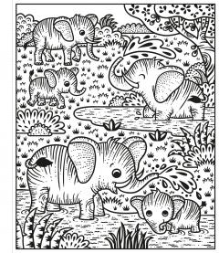 Zoo Magic Painting Book