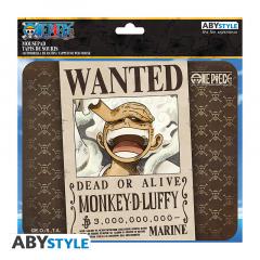 Mouse pad - One Piece - Wanted Luffy